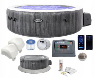 Intex kruhový nafukovací hydromasážny bazén 1098 l